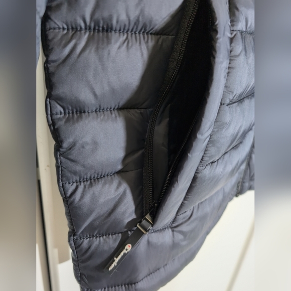 Champion Mens Navy Blue  Puffer Jacket Size S - Picture 3 of 15